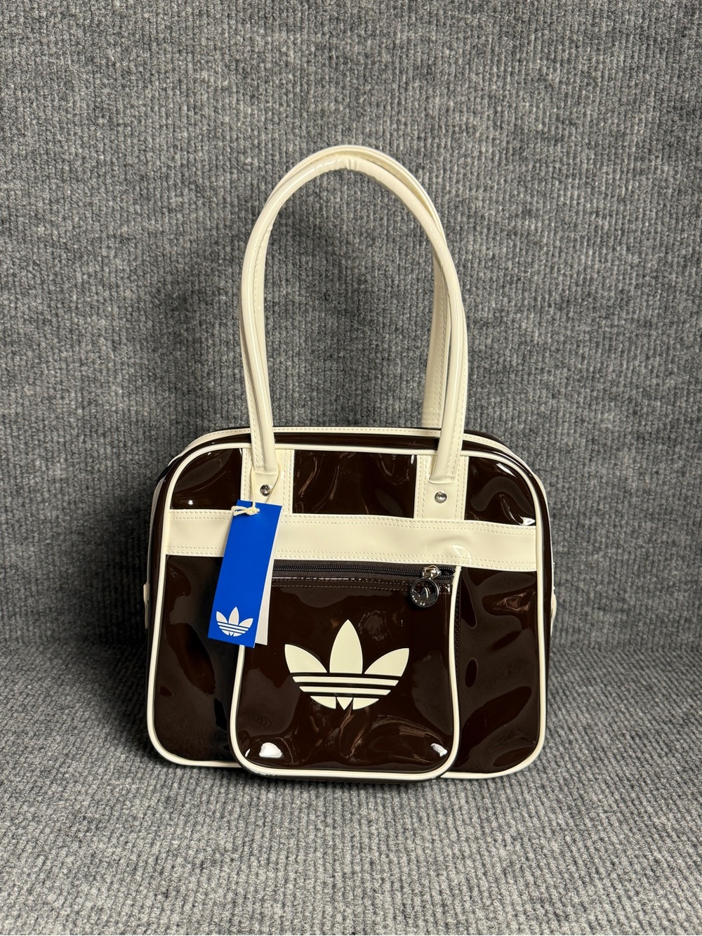 NWT Adidas Originals Advanced Archive Shoulder Bag Aurora Coffee Brown Retro Y2K